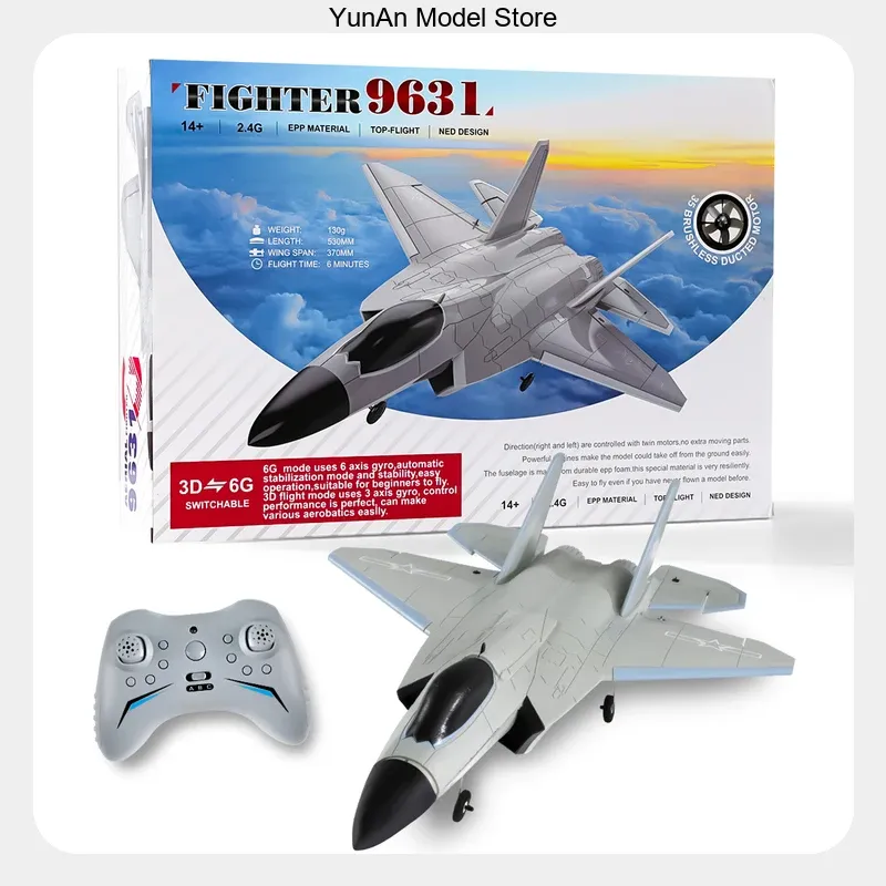Rc Glider Foam Wing - FX9631 4채널 덕트 팬 브러시리스 RC