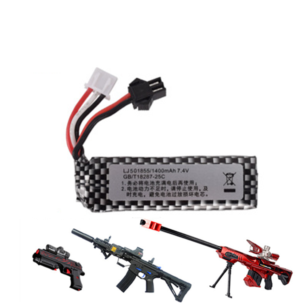 Rc Hobby Rc - 7.4v 1400mah 25C 501855 전기 물총