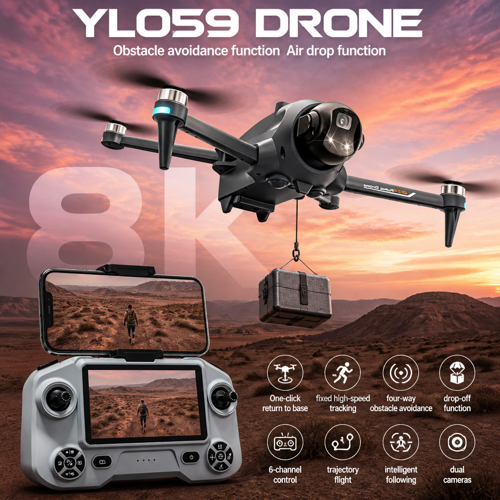 Hobby Rc Quadcopters - NEW YL059 드론 GPS 자동 복귀
