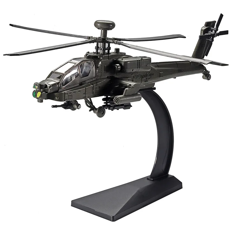 Rc Helicopter Hobby Grade - 1/32 스케일 아파치 헬리콥터 다이캐스트 합금