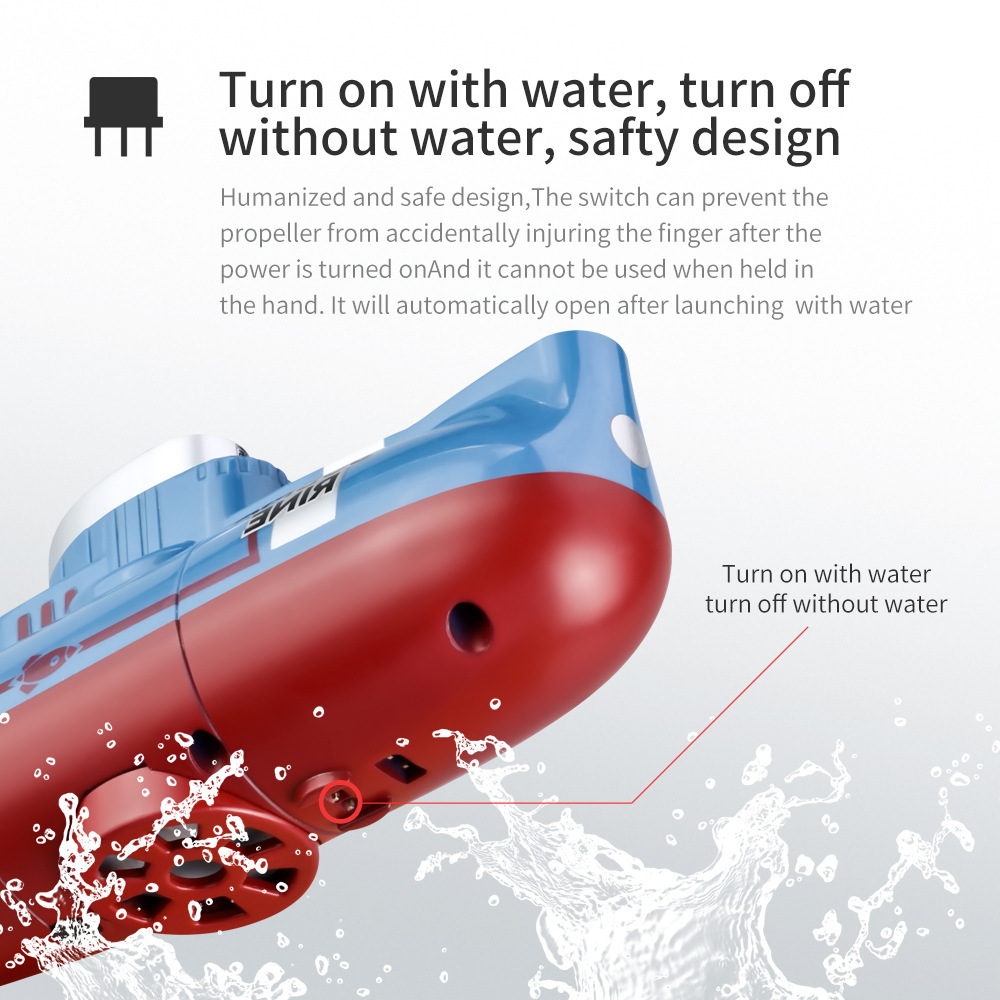 Rc Hobby Grade Boat - 어린이용 미니 RC 잠수함 - 0.1m/s