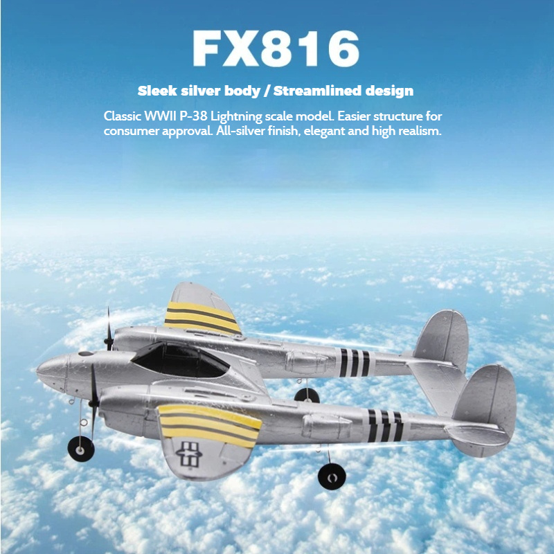 FX816 RC 비행기 P38 전투기 고정익 글라이더  - Rc Glider Foam Wing 리뷰 및 가격
