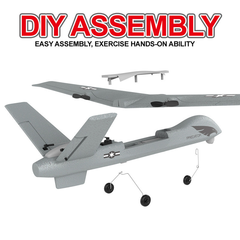 Rc 비행기 Z55 3채널 프레데터 글라이더 고정익 E - Rc Glider Foam Wing 리뷰 및 가격