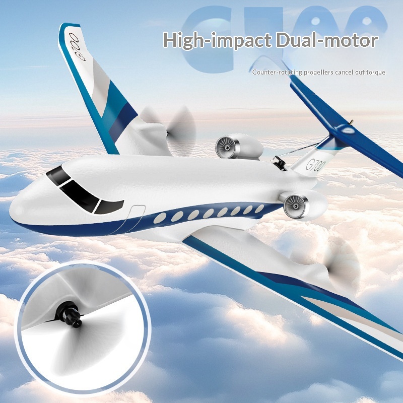 새로운 Z67 원격 조종 비행기 걸프스트림 G700 여 - Rc Glider Foam Wing 리뷰 및 가격