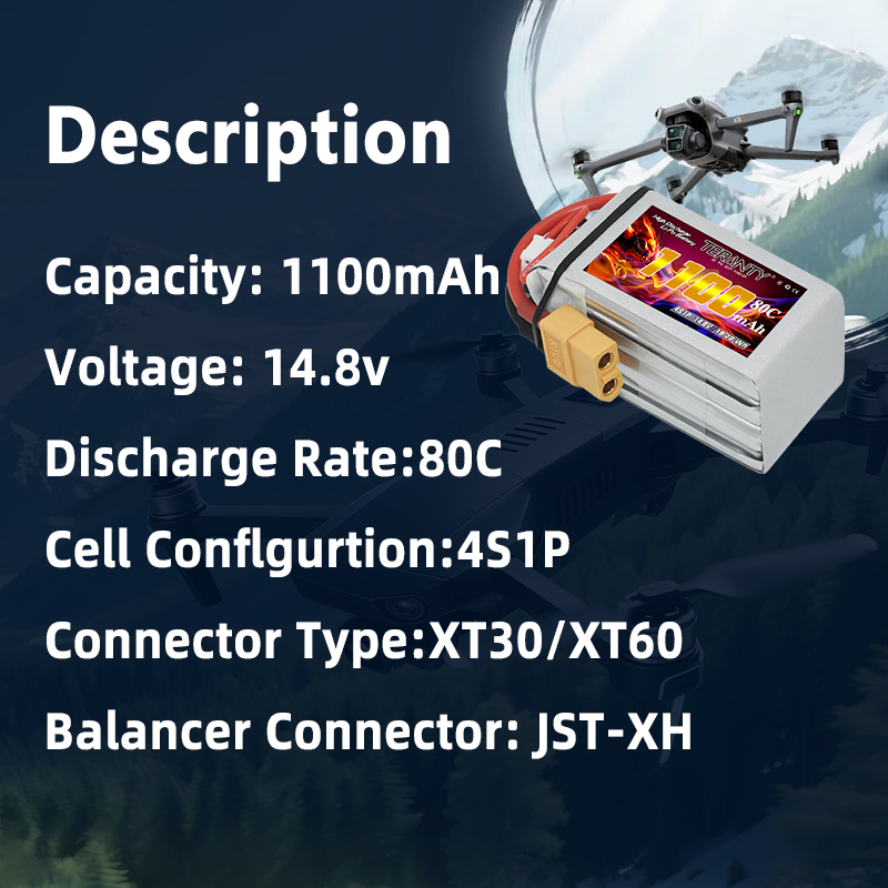 TERANTY 4S 1100mAh 80C/160C RC - Lipo Battery 4S 리뷰 및 가격