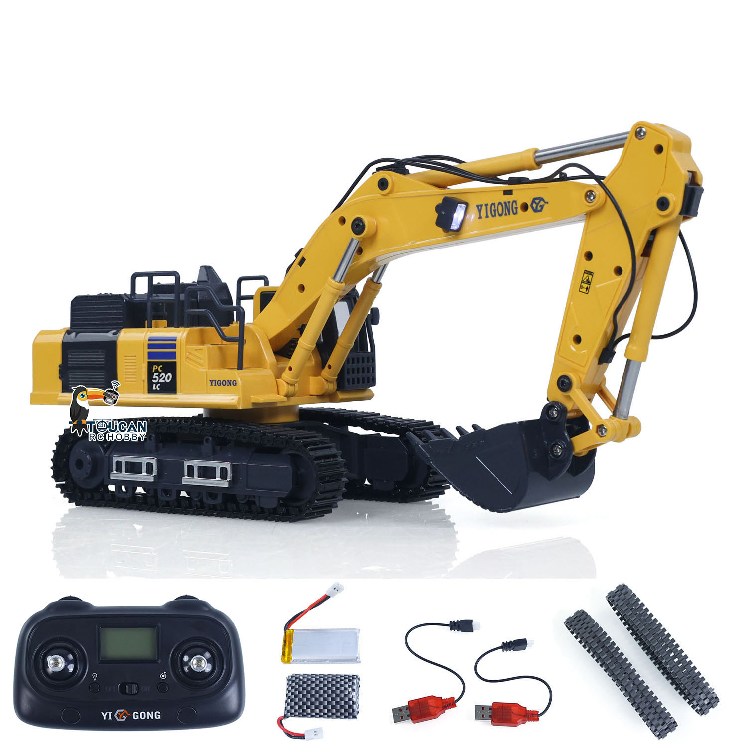 1/50 미니 RC 굴삭기 PC520 전기 리프팅 무선 - Rc Hobby Light 리뷰 및 가격