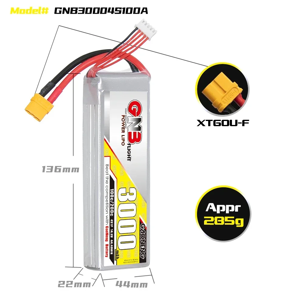 GAONENG GNB 3000mAh 4S 100C 20 - Lipo Battery 4S 리뷰 및 가격