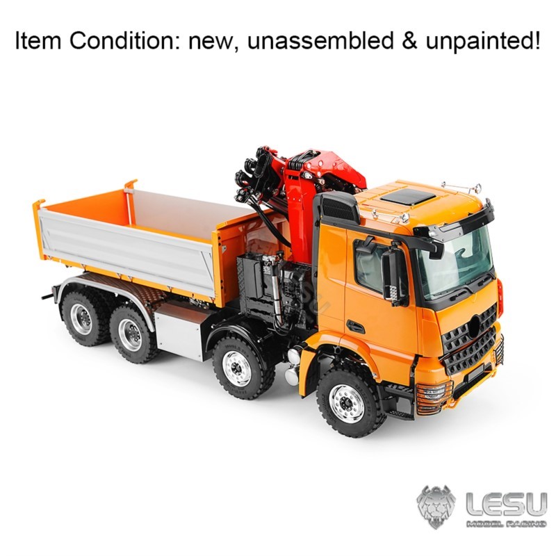 1/14 8X8 LESU RC 유압 덤퍼 트럭 크레인  - Rc Hobby Light 리뷰 및 가격