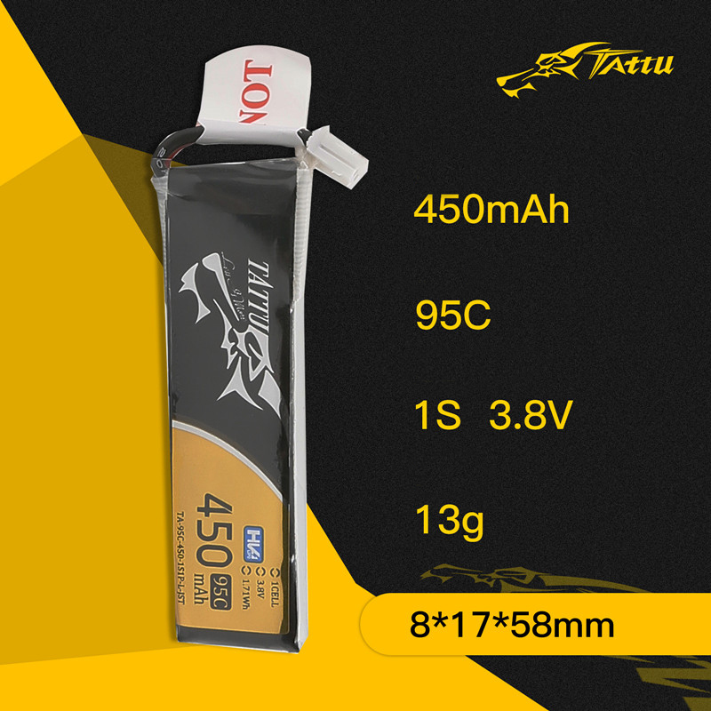 3Pcs 새로운 TATTU 450/500/550mAh  - Lipo Battery 4S 리뷰 및 가격
